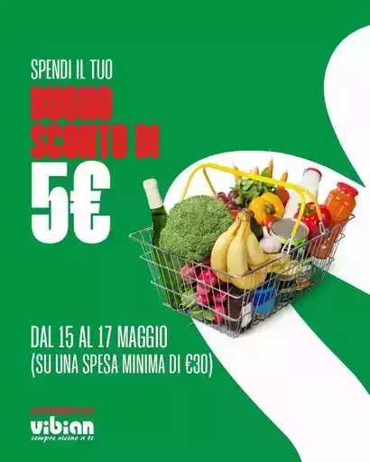Buono sconto di 5€