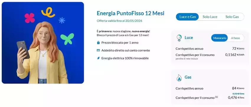 Energia PuntoFisso 12 Mesi