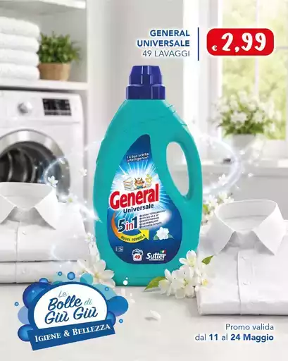 Promo valida dal 11 al 24 maggio