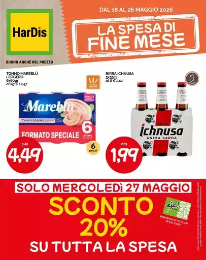 La spesa di fine mese