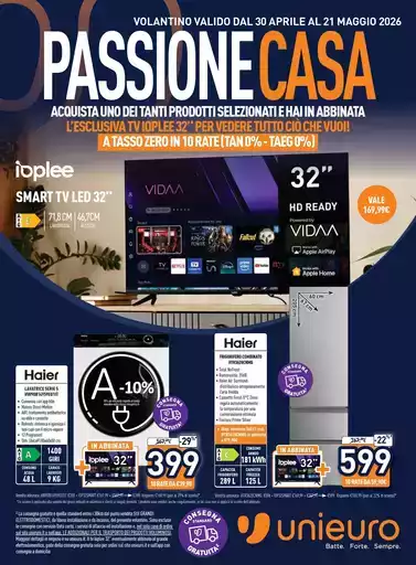 Passione casa da Unieuro! Passione casa da Unieuro!