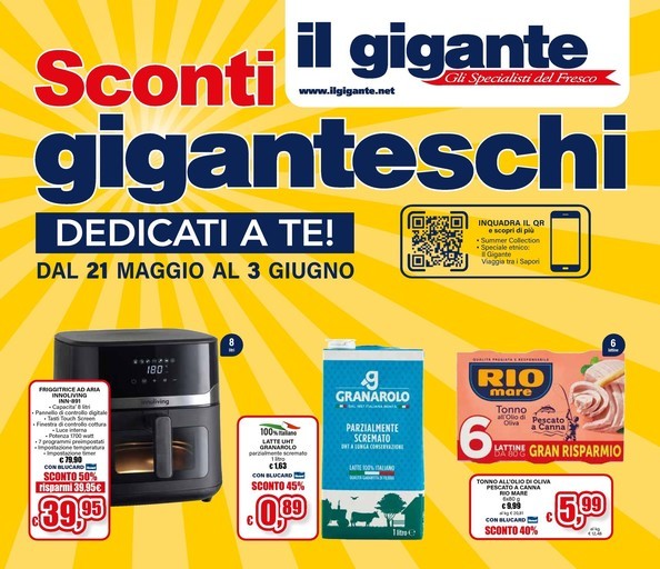 Sconti giganteschi Sconti giganteschi
