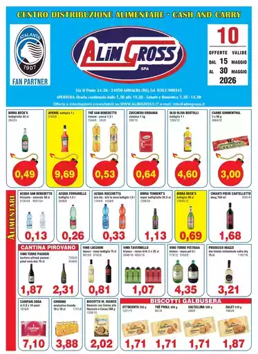 DAL 15 MAGGIO AL 30 MAGGIO 2026