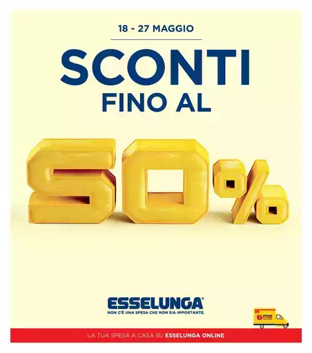 Sconti fino al 50%