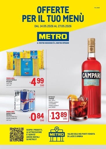 Offerte per il tuo Menù - AREA 3