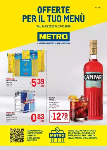 Offerte per il tuo Menù - AREA 1