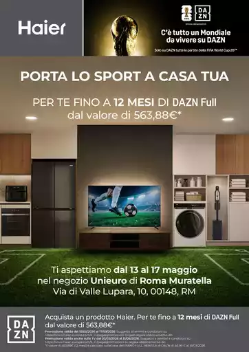 Porta lo sport a casa tua!
