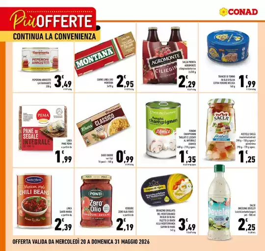 Più offerte continua la convenienza