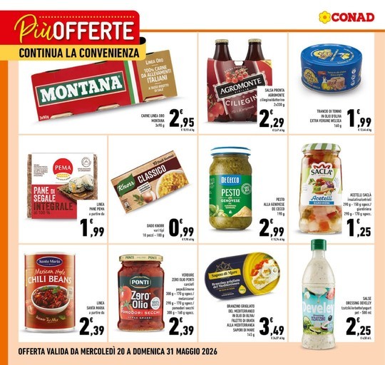 Più offerte continua la convenienza