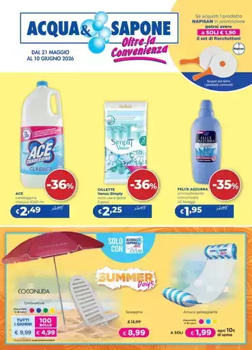 Dal 21 maggio al 10 giugno 2026