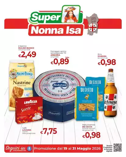 Promozione dal 19 al 31 Maggio 2026