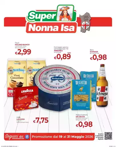 Promozione dal 19 al 31 Maggio 2026 Promozione dal 19 al 31 Maggio 2026