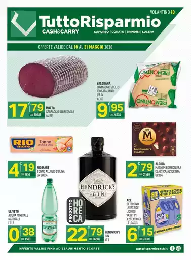 Offerte dal 18 al 31 Maggio 2026