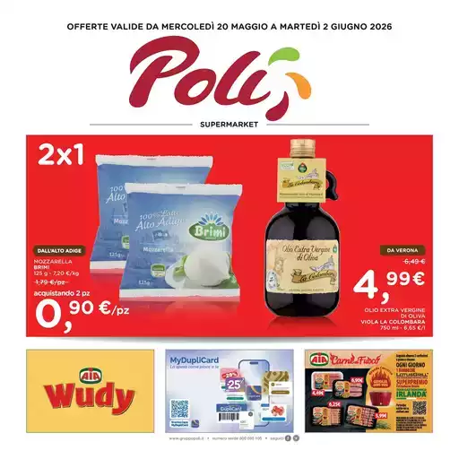 OFFERTE VALIDE DA MERCOLEDÌ 20 MAGGIO A MARTEDÌ 2 GIUGNO 2026 OFFERTE VALIDE DA MERCOLEDÌ 20 MAGGIO A MARTEDÌ 2 GIUGNO 2026