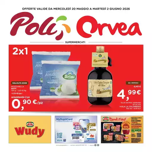 OFFERTE VALIDE DA MERCOLEDÌ 20 MAGGIO A MARTEDÌ 2 GIUGNO 2026