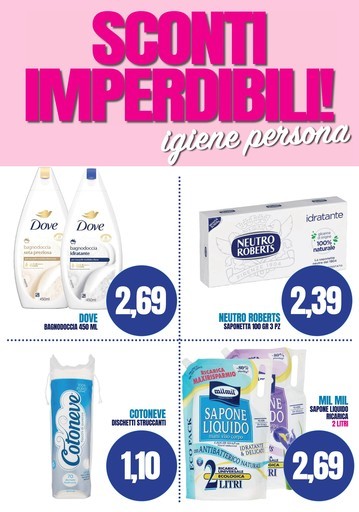 SCONTI IMPERDIBILI! SCONTI IMPERDIBILI!