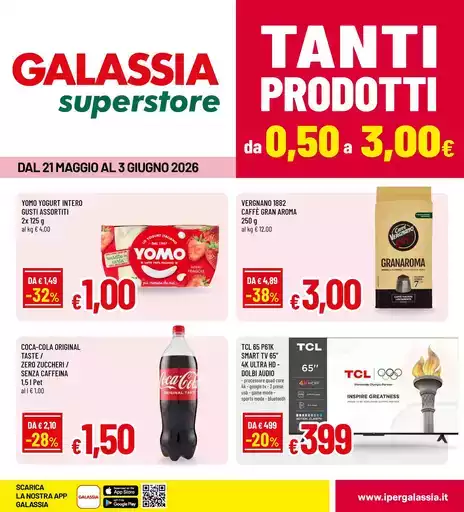 Tanti prodotti dal 0.50 a 3.00€ Tanti prodotti dal 0.50 a 3.00€