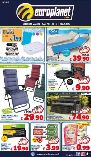 Offerte dal 21 al 31 Maggio
