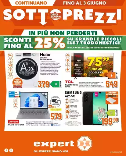 Continuano i sottoprezzi da Expert! Continuano i sottoprezzi da Expert!