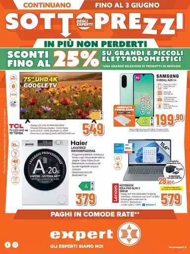 Continuano i sottoprezzi da Expert! Continuano i sottoprezzi da Expert!