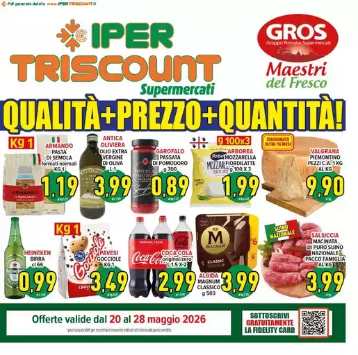 Qualita + Prezzo + Quantita!
