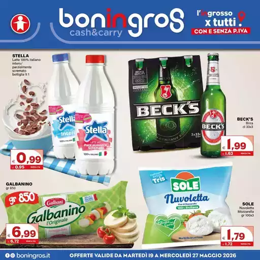 Offerte valide da mertedi 19 a mercoledi 27 maggio 2026 Offerte valide da mertedi 19 a mercoledi 27 maggio 2026