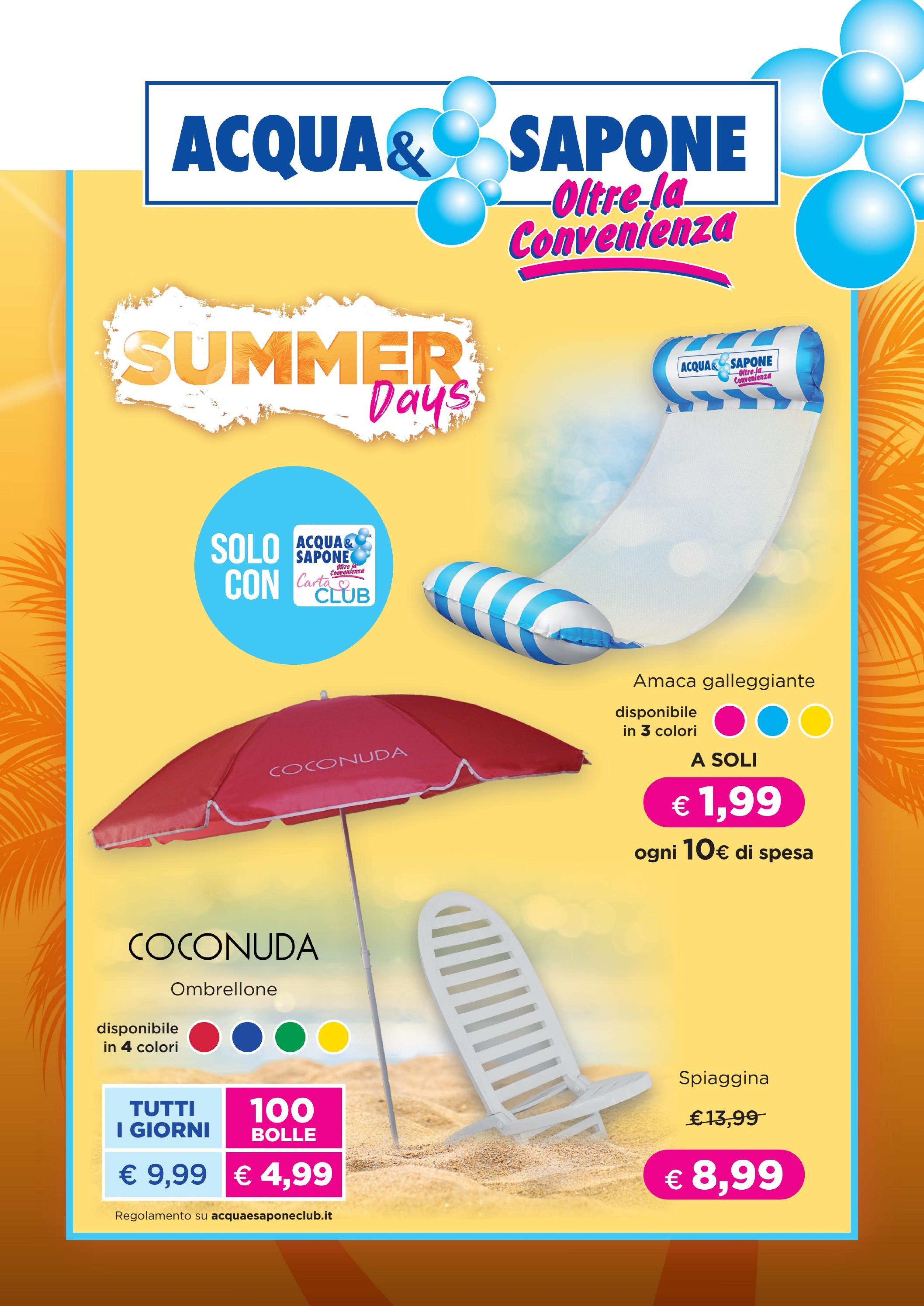Volantino Acqua e Sapone a Siracusa dal 19/05