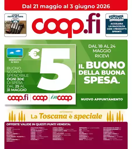 Dal 21 maggio al 3 giugno 2026