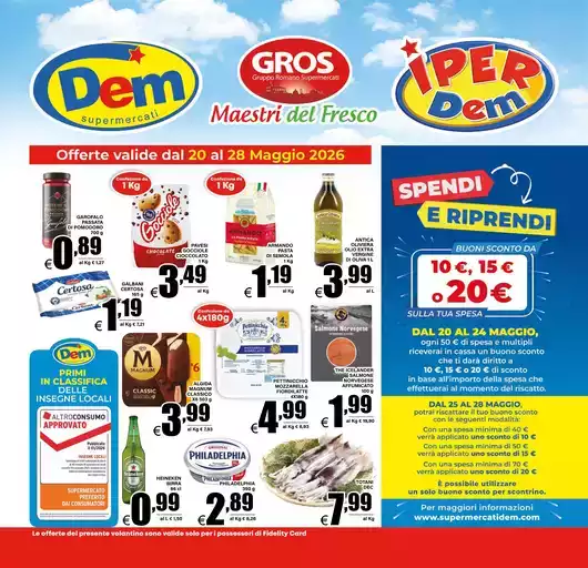 Offerte valide dal 20 al 28 maggio 2026 Offerte valide dal 20 al 28 maggio 2026