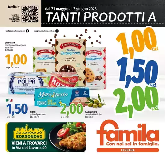 Tanti prodotti a 1,00 1,50 2,00 Tanti prodotti a 1,00 1,50 2,00