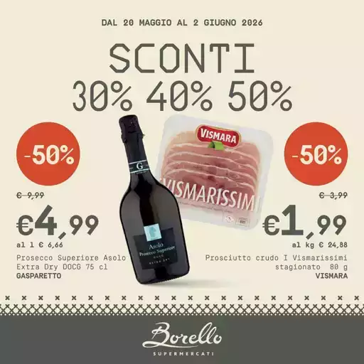 Sconti 30% 40% 50% Sconti 30% 40% 50%