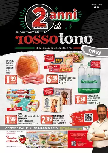 2 anni di supermercati rossotono 2 anni di supermercati rossotono