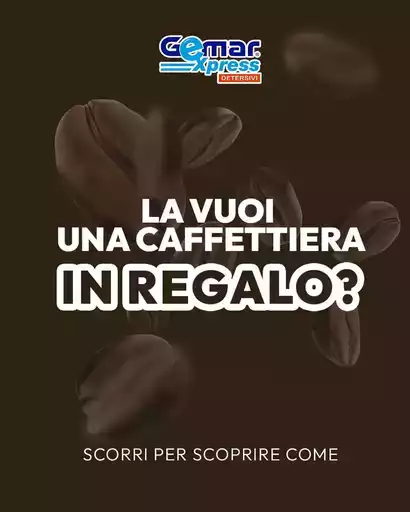 La vuoi una caffettiera in regalo?