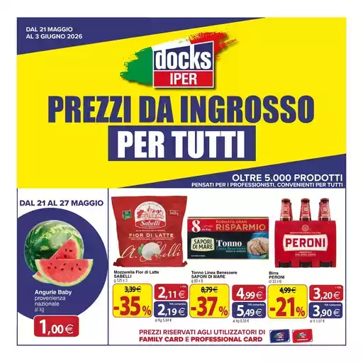Prezzi da ingrosso per tutti