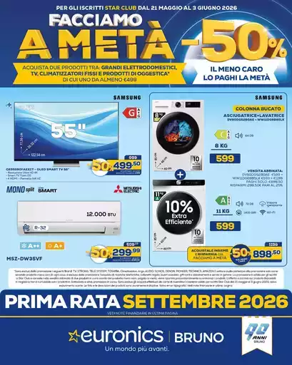 Facciamo a metà