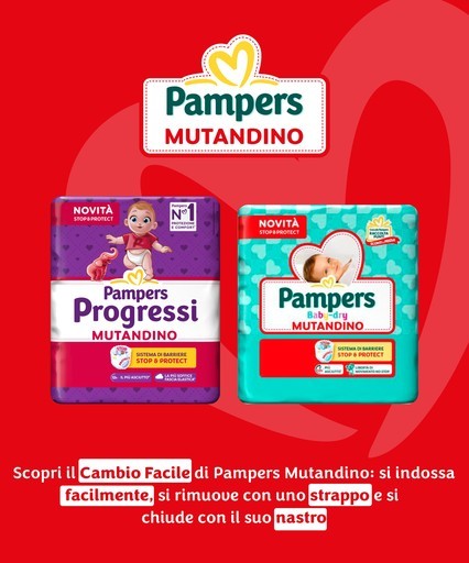 Pampers Mutandino 18+ mesi