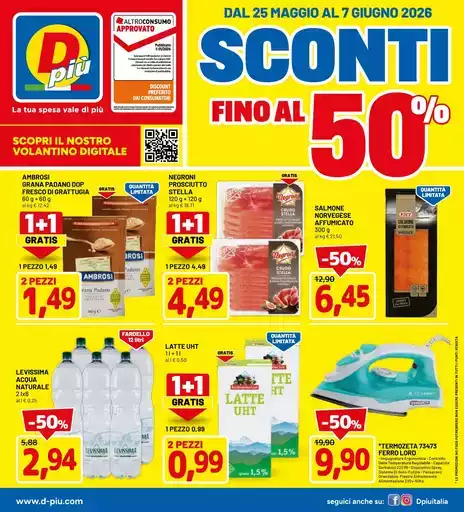 Sconti fino al 50%