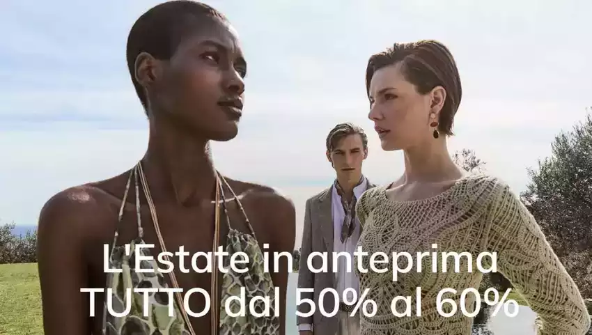 L'estate in anteprima tutto dal 50% al 60%