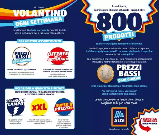 Prezzi bassi ogni giorno Prezzi bassi ogni giorno