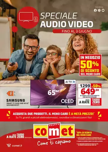 Speciale Audio Video da Comet!