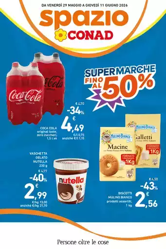 Offerte Spazio Conad: Super marche fino al 50%