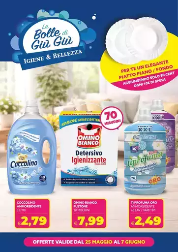 Offerte valide dal 25 maggio al 7 giugno