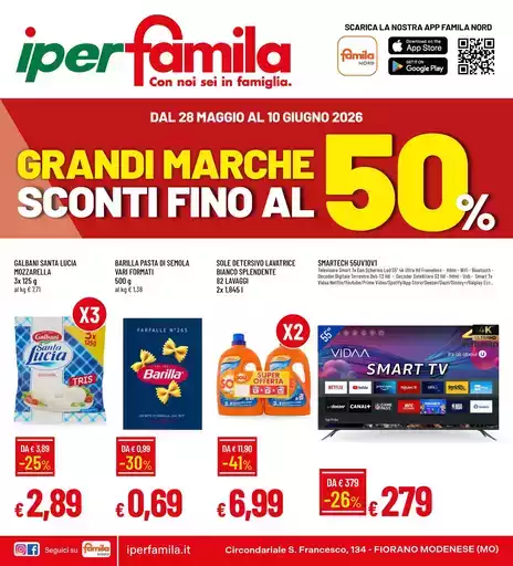 GRANDI MARCHE SCONTI FINO AL 50%