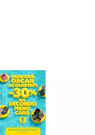 Ogni due oscar acquistati -30% Ogni due oscar acquistati -30%