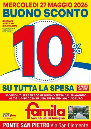 BUONO SCONTO 10% BUONO SCONTO 10%