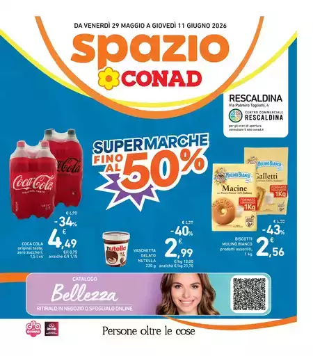 Super marche fino al 50%