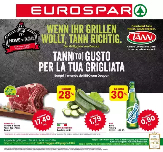 Dal 28 Maggio al 10 Giugno