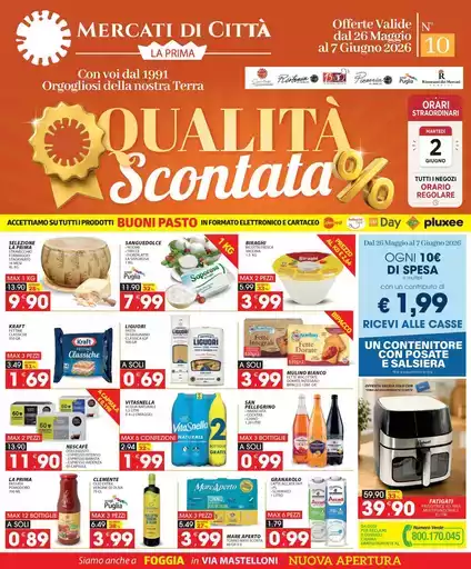 Qualita scontata %