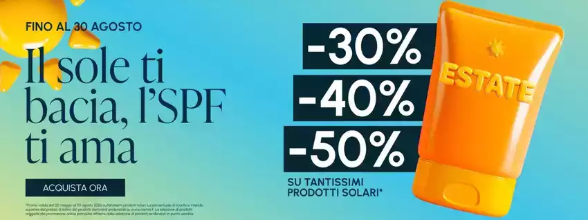 Il sole ti bacia, l'spf ti ama Il sole ti bacia, l'spf ti ama