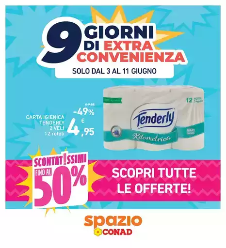 9 giorni di extra convenienza 9 giorni di extra convenienza